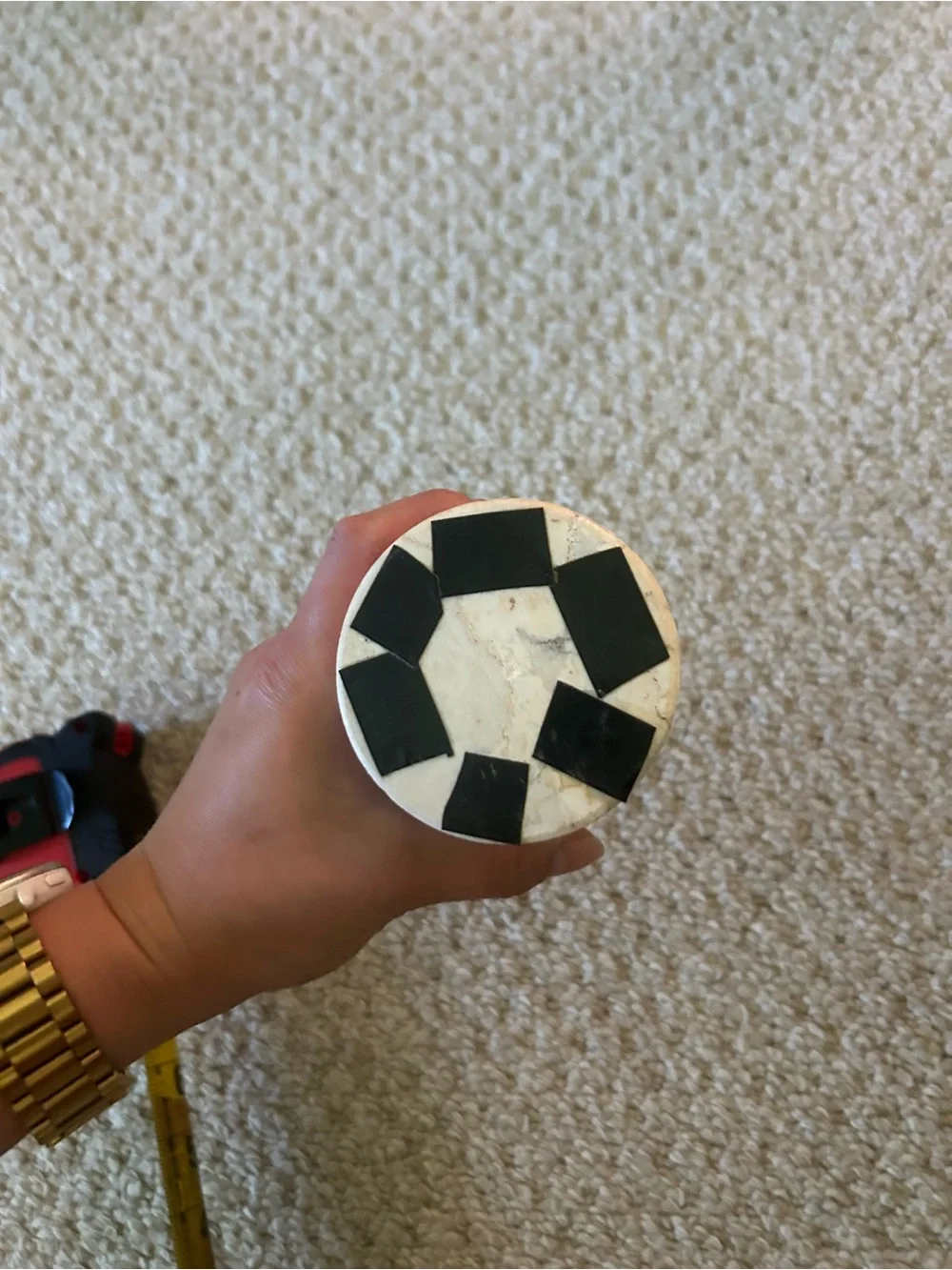 Classic Marble pen organizer/vase